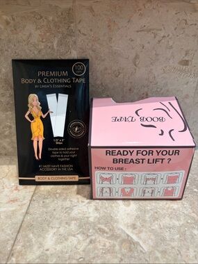 Essentials Body & Clothing Tape Duo Pack - Black & Pink